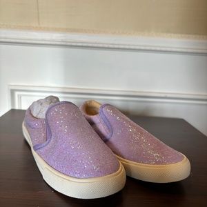 Crewcuts Girl's Glitter Slip-on Sneakers